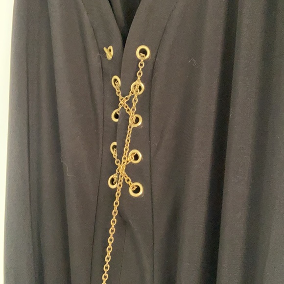 Black Wide Leg Jumpsuit - Picture 2 of 4